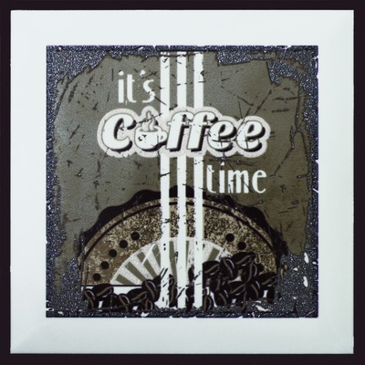Monopole Ceramica Coffee Time Time Brown C 15x15