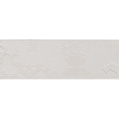 Mutina Bas-Relief PUBP01 Patchwork Relief Bianco 18x54