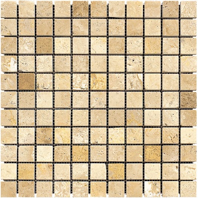 Natural mosaic Adriatica M090-25P Travertine 30.5x30.5