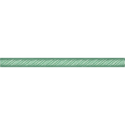 Kerama Marazzi Бордюры "Карандаш" 194 Косичка зеленый 20x1.5