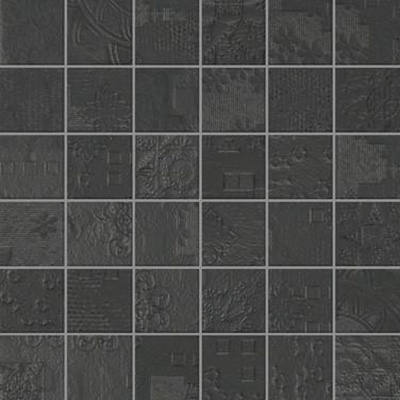 Apavisa Rendering 8431940171826 Black Natural Decor Mosaico 29.75x29.75