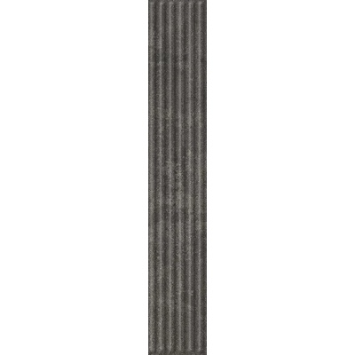 Grupa Paradyz Carrizo Basalt Elewacja Struktura Stripes Mix Mat 6,6x40 - керамическая плитка и керамогранит