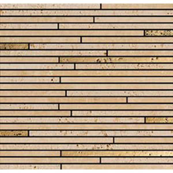 Petra Antiqua Mosaico Artemide 10 Travertino Chiaro 15x60
