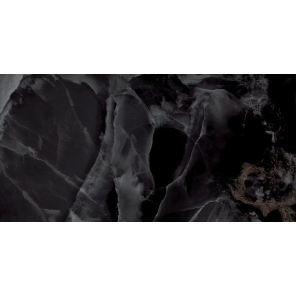 Laparet Andora Black Чёрный полированный 60x120 - керамическая плитка и керамогранит