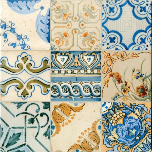 М- Квадрат Винтаж 727112 Синий 33x33