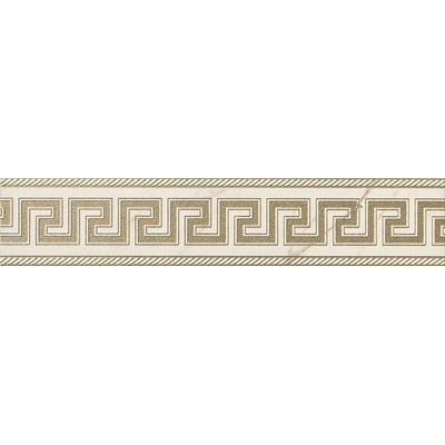 Versace Marble 240201 Fascia Greca Bianco Sab 11.5x58.5