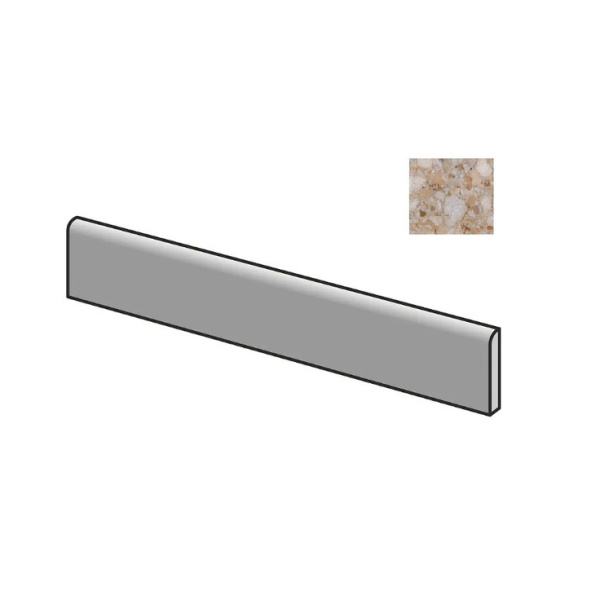 Sant Agostino Venistone CSABVEGD90 Battiscopa 90 Gold 7,3x90