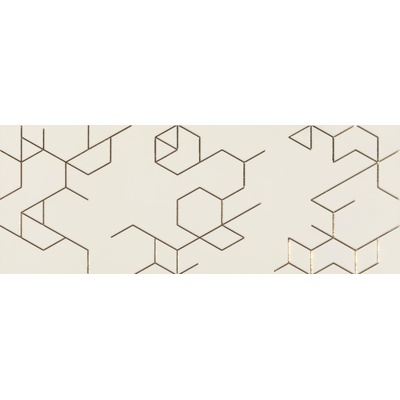Azulev-Sanchis Clarity Dec. Polygon Marfil 25x65