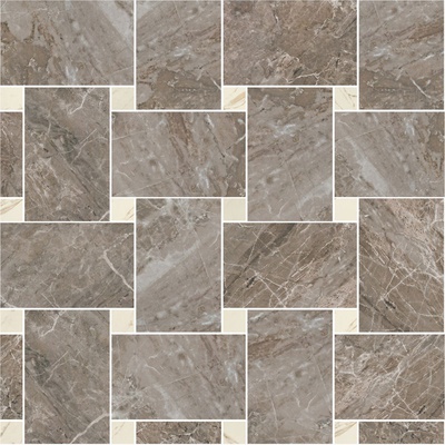 Versace Marble 240535 Mosaico Intreccio Grigio/Bianco 29.1x29.1
