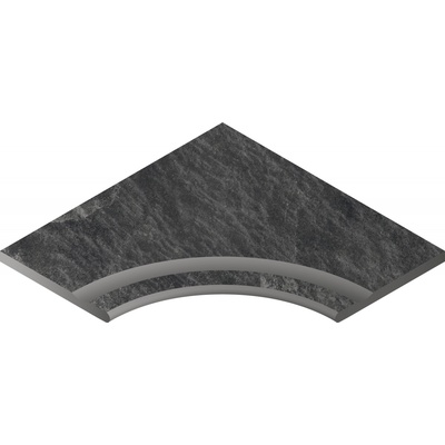 Italon Materia 620090000408 Titanio Борт С Выемкой Угловой Закруглённый 30 60x60