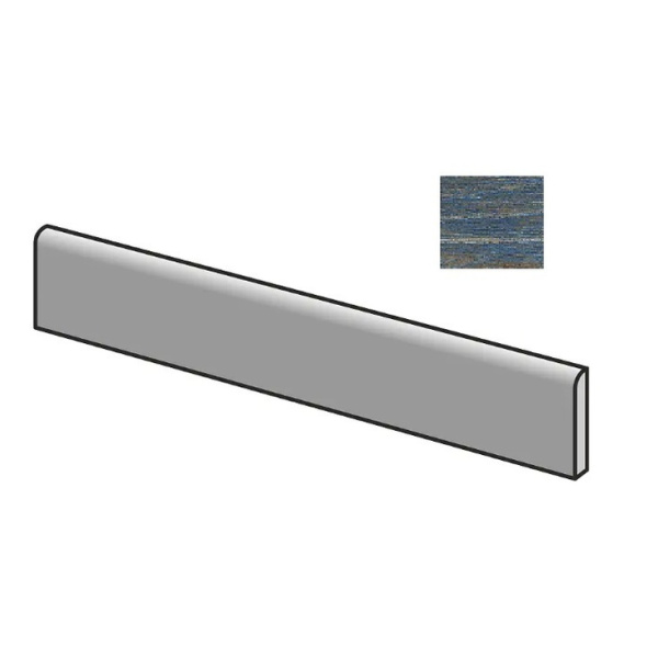 Sant Agostino Yorkwood CSABYONY60 Battiscopa Navy 7,3x60