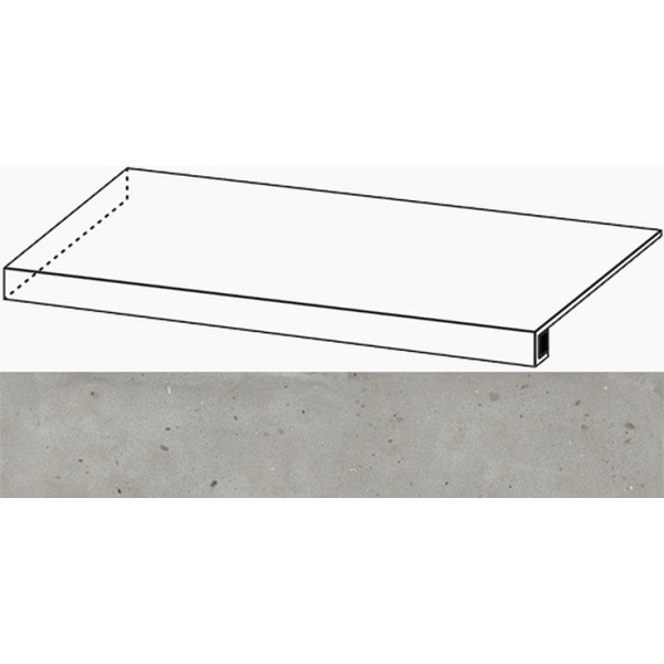 Italon Avantgarde (Авангард) 620070002774 Silver Левая 33x120