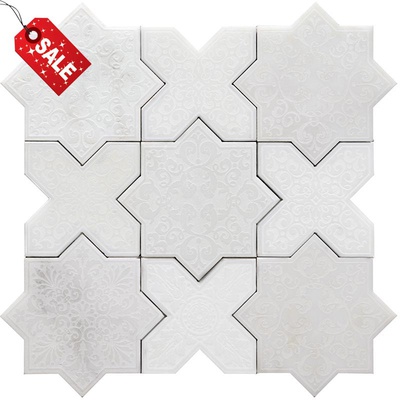 Skalini Pantheon PNT (WHITE) Белая 9,2x18,4 - керамическая плитка и керамогранит