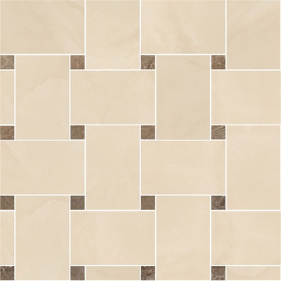 Versace Marble 240534 Mosaico Intreccio Beige/Marrone 29.1x29.1