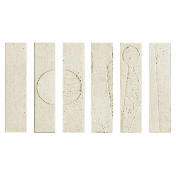 Settecento Koine 118620 Alphabet Gesso 4,5x18,6 - керамическая плитка и керамогранит