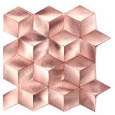 Moreroom Stone Stamping S074 Aluminum Rose 24x27 - керамическая плитка и керамогранит