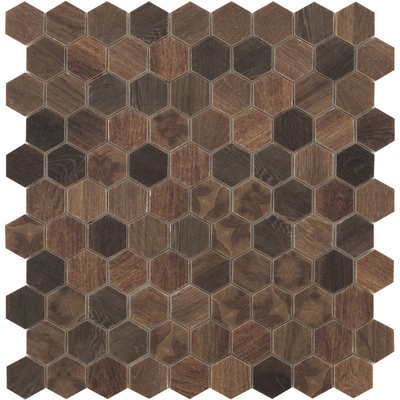 Vidrepur Hex Woods № 4701 (на сетке) 31,7x31,7