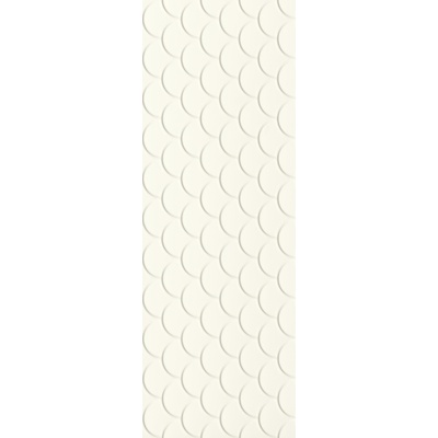 Love ceramica (Love Tiles) Genesis Shell White Matt Rett 35x100