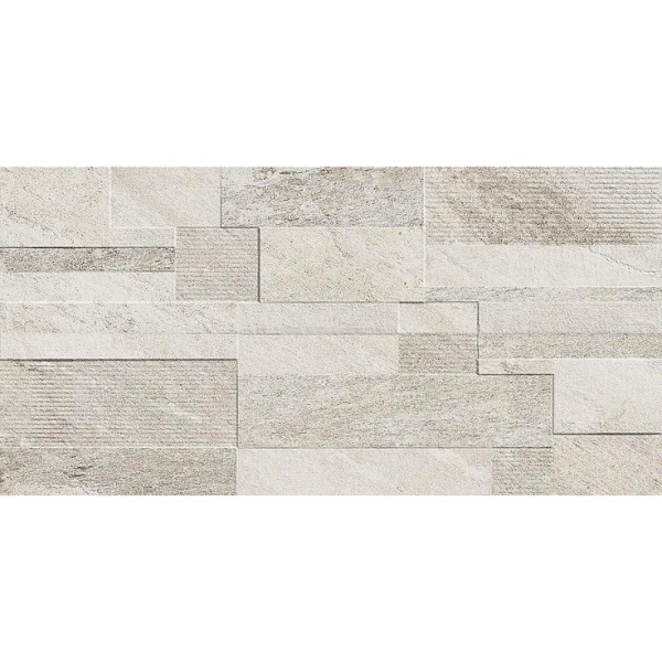 Century Stonerock 119504 Rock White Strutturato Ret 30x60