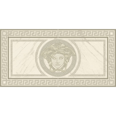 Versace Marble 240431 Rosone Bianco 58.5x117.2