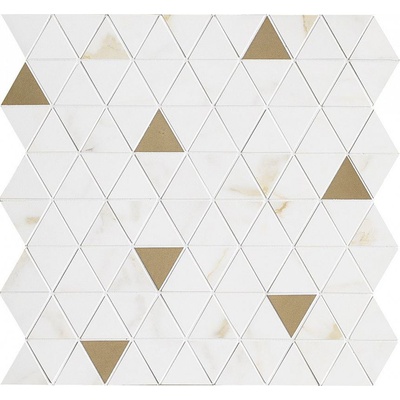 Marazzi Allmarble Wall M8H1 Golden White Sat. Mosaico Tria 40x43