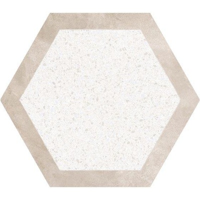 Ornamenta Cocciopesto CP60SCA Sabbia Calce D 60 Hexagon 60x60