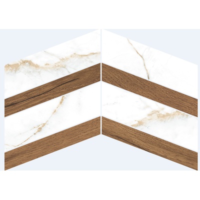 Museum Dual 32077 White Porto Chevron EP 21,9x30