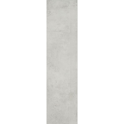 Grupa Paradyz Scratch Bianco Stopnica Prosta Nacinana Mat 29,8x119,8 - керамическая плитка и керамогранит