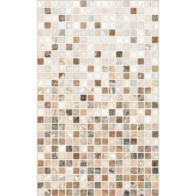 М- Квадрат Мозаика Нео 122862 Коричневая средняя 25x40 - керамическая плитка и керамогранит