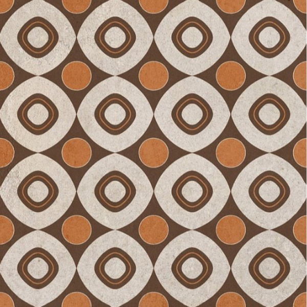 La Fabbrica Ceramiche Space 106074 Bone Pattern Nat 20x20