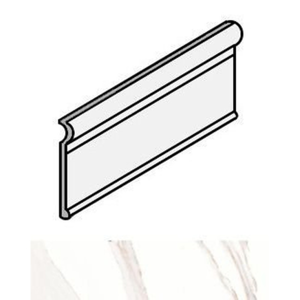 Caesar Anima ACHV Calacatta Oro Zoccolo 15x30