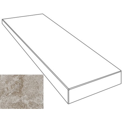 Gardenia Orchidea Esedra 2.0 76092 Gradone Angolare Dx Grigio 32x80