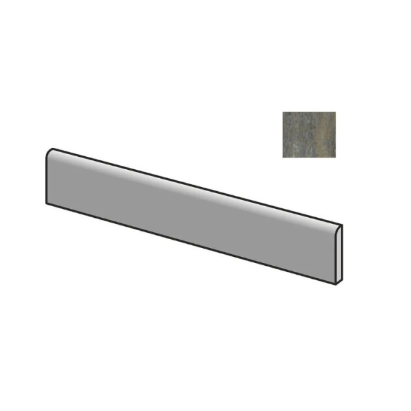 Sant Agostino Unionstone 2 CSABSRPN90 Battiscopa Serpentino 7,3x90