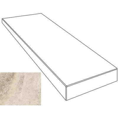 Gardenia Orchidea Esedra 2.0 76090 Gradone Angolare Dx Crema 32x80