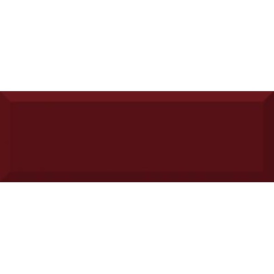 Absolut Keramika Japan Tea 02 Monocolor Biselado Brillo Burdeos 10x30