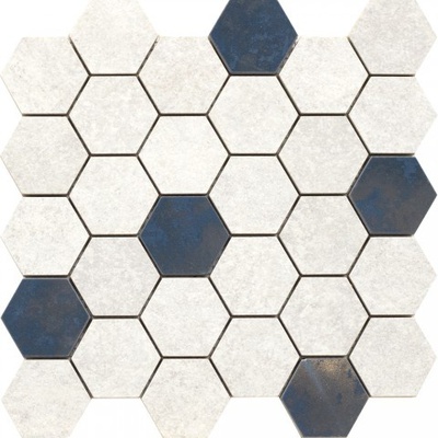 Peronda Grunge Floor 27959 White Hexa 28,3x29,4