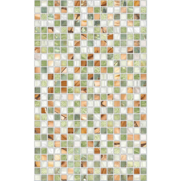 М- Квадрат Мозаика Нео 122823 Зеленая Темная 25x40
