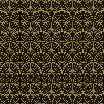 Aparici Art Deco Black Manhattan Natural 29,75x29,75