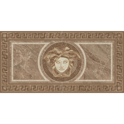 Versace Marble 240437 Rosone Marrone 58.5x117.2