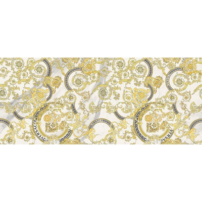 Versace Maximvs 63143 Megabarocco Bianco-Nero-Oro 120x278