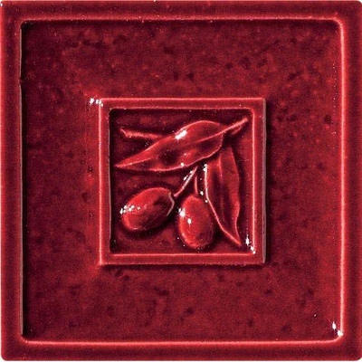 Settecento The Traditional Style 30572 Olive Burgundy Decoro 15x15