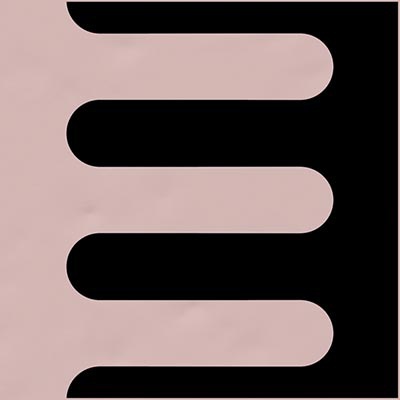 Vives Filippo Soul Garland Rosa Negro 20x20