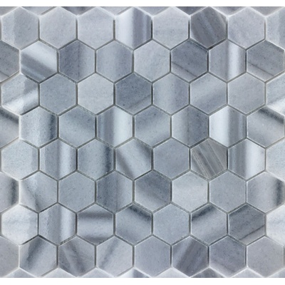Leedo Pietrine Hexagonal Cristallino Striato Pol Hex 7mm 29.2x29.8