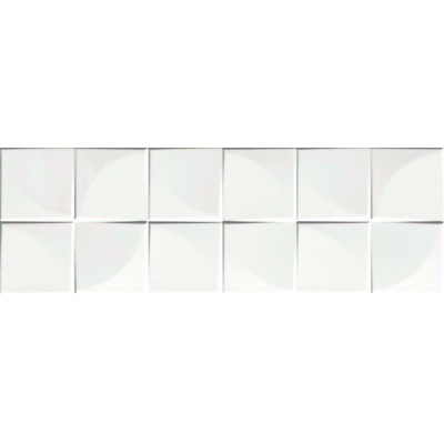 Ceramika Konskie Sweet Home White Glossy Rett 25x75