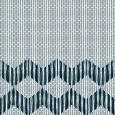 Mutina Tape RETA27 Zigzag Half Blue 20,5x20,5