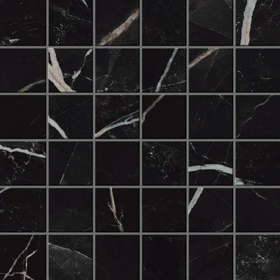 Atlas Concorde Russia Empire 610110000822 Calacatta Black Mosaic 30x30