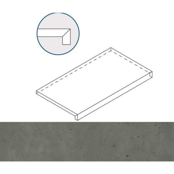 Italon Avantgarde (Авангард) 620070002830 Black Фронтальная 33x120