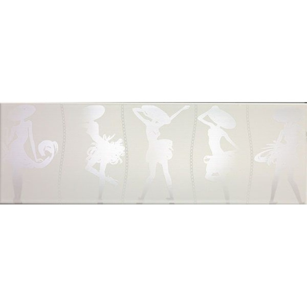 EdilCuoghi Ceramiche Reflexe Blanc Fascia Petite Dame 20x60