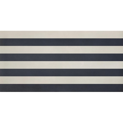 Casalgrande Padana R-evolution 11461231 Decoro Stripes Total White-Black 60x120