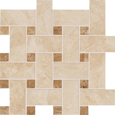 Vallelunga Villa d este G124690 Avorio Basketweave 30x30